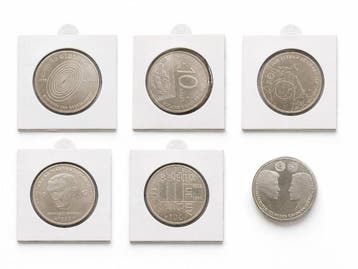 Nederland. 10 Gulden 1983 - 1999, 6 stuks (Zonder