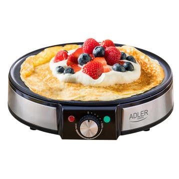 Adler Pannenkoekenmaker 30 cm 1600W – Elektrische Crêpe, Ophalen of Verzenden, Nieuw