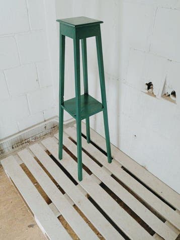Bijzettafel - Vintage Bloemenstand - Hout