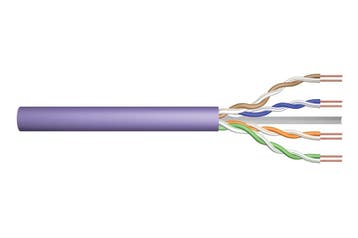 UTP CAT6 stug 305M 100% koper paars (netwerkkabel op rol), Ophalen of Verzenden, Nieuw