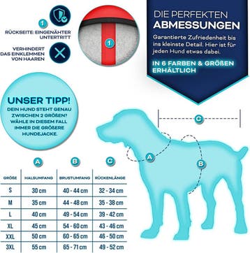 Hondenjas - Hondentrui - Winter - XL - Rood - TRESKO® •, Verzenden, Zo goed als nieuw