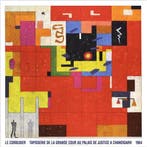 LE CORBUSIER - Tapisserie de la grande Cour au Palais de, Antiek en Kunst