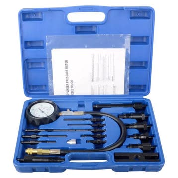 Compressie meter 17-delig voor dieselmotoren gereedschap, Auto diversen, Autogereedschap, Ophalen of Verzenden, Nieuw