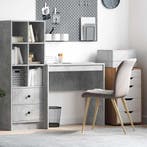 vidaXL Bureau Beton Grijs 80 x 40 x 76 cm, Verzenden, Nieuw