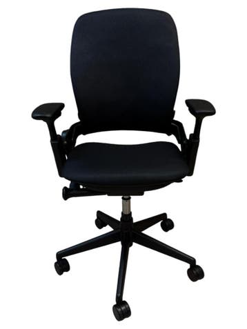 Refurbished Steelcase Leap V2 Office Chair - Black Colour, Verzenden, Zwart, Zo goed als nieuw, Bureaustoel