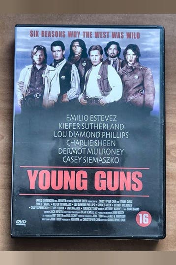Young Guns DVD Christopher Cain Kiefer Sutherland Action, Cd's en Dvd's, Verzenden, Nieuw in verpakking