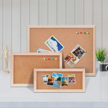 Houten Kurkbord met Houten Frame - Decoratieve Wanddecoratie, Verzenden, Nieuw