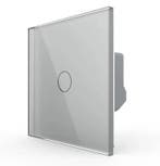 Livolo Touchscreen Schakelaar | Grijs | 1-voudig | Aan/Uit, Ophalen of Verzenden, Nieuw, Schakelaar