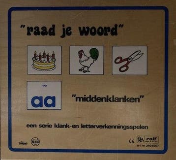 Rolf raad je woord midden klanken, Boeken, Verzenden, Nieuw