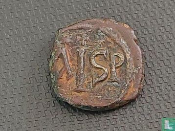 Byzantijnse Rijk - Justinianus I, AE 16 nummi (Thessaloni..., Verzenden, Overige landen, Losse munt