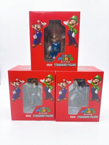 Nintendo - Nintendo Super Mario Standard Figure 3-Piece Set, Nieuw