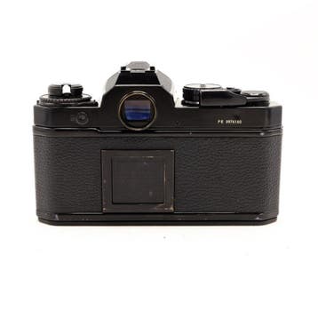 Nikon FE Camera Body Zwart (Occasion) + 1 jaar Garantie!, Ophalen of Verzenden, Gebruikt, Spiegelreflex, Nikon