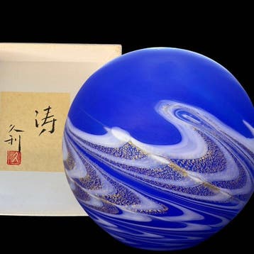 Vaas - Glas - Japan - Hisatoshi Iwata Glass (Zonder
