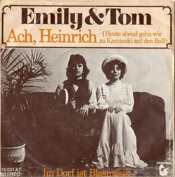vinyl single 7 inch - Emily &amp; Tom - Ach, Heinrich (He..., Cd's en Dvd's, Vinyl Singles, Zo goed als nieuw, 7 inch, Nederlandstalig