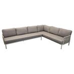 Joshua hoek loungeset 2 delig aluminium latte, Ophalen of Verzenden, Nieuw