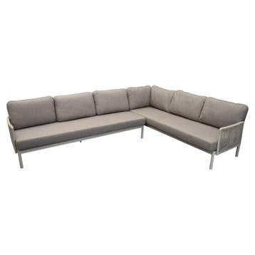 Joshua hoek loungeset 2 delig aluminium latte, Ophalen of Verzenden, Nieuw