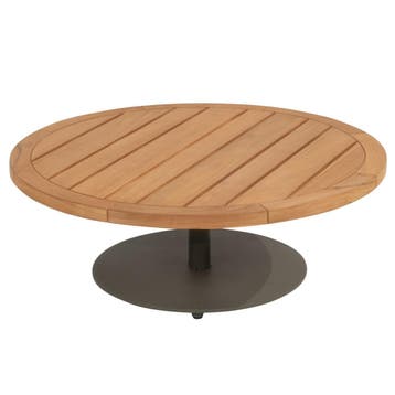 Volta lounge tuintafel met middenpoot 80xH30 cm aluminium, Tuin en Terras, Tuintafels, Ophalen of Verzenden, Nieuw