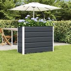 vidaXL Plantenbak Antraciet 100 x 40 x 75 cm Staal, Verzenden, Minder dan 60 cm, Nieuw, Metaal