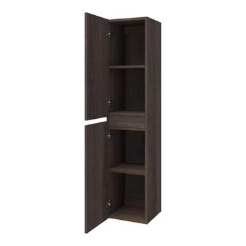 Brauer Joy - Hoge Kast - 160 cm - 2 Deuren - Greeploos -, Ophalen of Verzenden, Nieuw