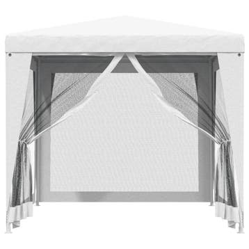 Partytent 2,5x2,5m met horren - 35% korting, Partytent, Minder dan 4 meter, Zo goed als nieuw, 2 meter of meer
