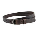 Landley Smalle Dames Riem - Leer - 2 cm - Bruin - 105, Verzenden, Nieuw, 3 tot 5 cm, Bruin