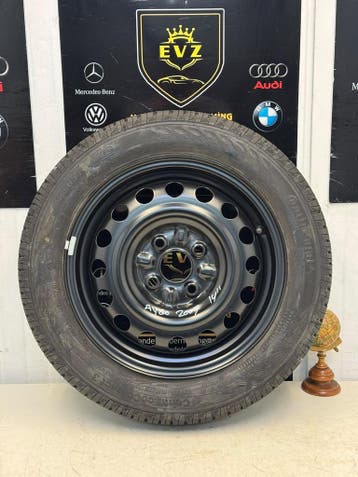 1 stuk 155/65R14 inch  reservewiel/thuiskomer Toyota Aygo, Auto-onderdelen, 14 inch, Gebruikt, 155 mm, Banden en Velgen