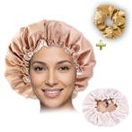 Kaki Satijnen Satijnen Slaapmuts / Haar bonnet van Satijn /, Ophalen of Verzenden, Nieuw