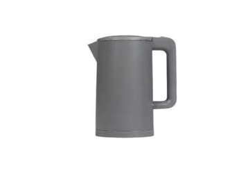 Waterkoker 1,7L 2150W dubbelwandig Grijs, Nieuw, Overige materialen