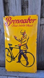 Brennabor - Brennabor Das beste Rad - Reclamebord - Emaille,