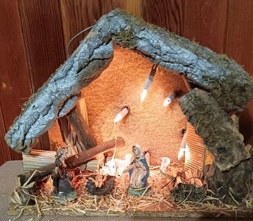 Kerststal - Hout, Nieuw