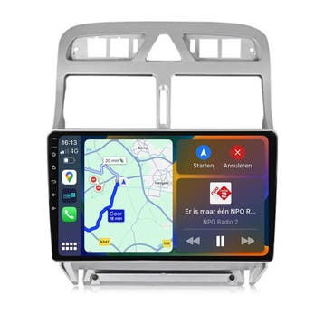 Peugeot 307 Navigatie Radio met Apple Carplay Android Auto, Auto diversen, Autoradio's, Ophalen of Verzenden, Nieuw