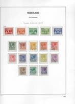 Nederland 1924/1933 - Collectie Roltandingen op Albumbladen, Gestempeld