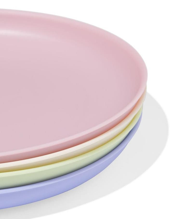 HEMA Bord Ø21.5cm kunststof - 4 stuks, Huis en Inrichting, Keuken | Servies, Nieuw, Verzenden