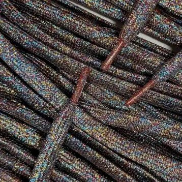 Glitter veters - Regenboog • 120  cm x 8 mm, Ophalen of Verzenden, Nieuw