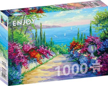 Sunny Road to the Sea Puzzel (1000 stukjes) | Enjoy Puzzle -, Verzenden, Nieuw