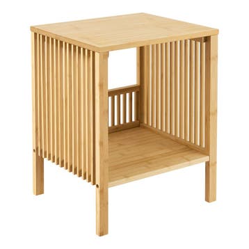 Nachtkast Varde 50x38,5x33 cm set van 2  bamboe [en.casa], Verzenden, Nieuw