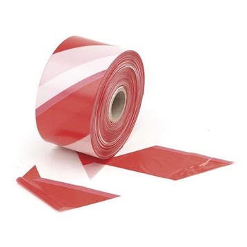 Afzetlint | Perel | 500 meter (Rood/Wit, Rol), Doe-het-zelf en Verbouw, Verzenden, Nieuw