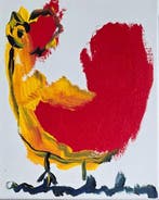 Anton Heyboer (1924-2005) - Kip, Antiek en Kunst