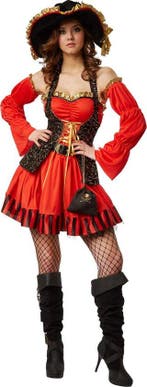2dekans | Dressforfun Vrouwenkostuum sexy zeeroversbruid XXL, Ophalen of Verzenden, Zo goed als nieuw