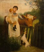 Italiaanse school (XX) - Scena rurale