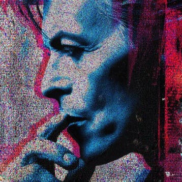 David Law - The Starman IV - David Bowie- Format XL 60x60
