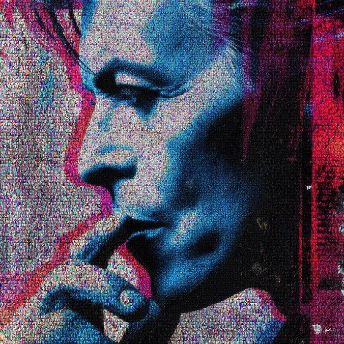 David Law - The Starman IV - David Bowie- Format XL 60x60, Antiek en Kunst, Kunst | Designobjecten