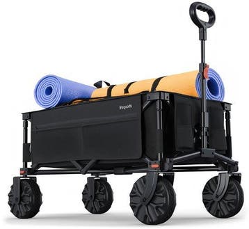 2dekans | LifeGoods Bolderkar - Opvouwbaar - 100KG - 135L -, Tuin en Terras, Ophalen of Verzenden, Zo goed als nieuw, LifeGoods