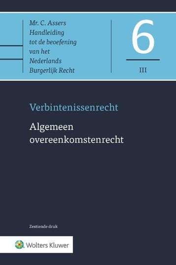 Asser 6-Iii Algemeen Overeenkomstenrecht |  | Nieuw, Ophalen of Verzenden, Nieuw