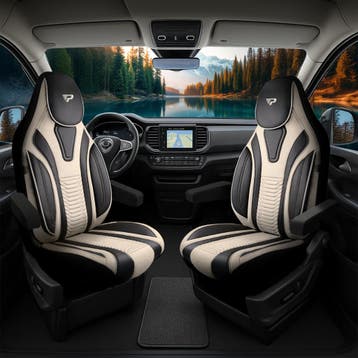 Camper stoelhoezen Mercedes Sprinter 2006 - 2018 - Tokyo Bei, Ophalen of Verzenden, Nieuw
