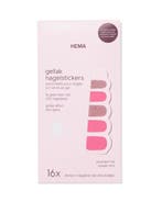 HEMA Gellak nagelstickers roze - 16 stuks, Sieraden, Tassen en Uiterlijk, Verzenden, Nieuw