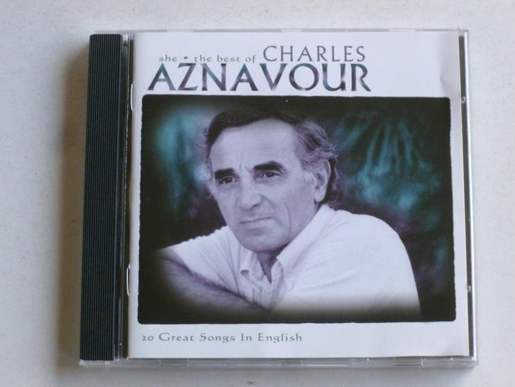 Charles Aznavour - She / The best of, Cd's en Dvd's, Cd's | Pop, Zo goed als nieuw, Ophalen of Verzenden