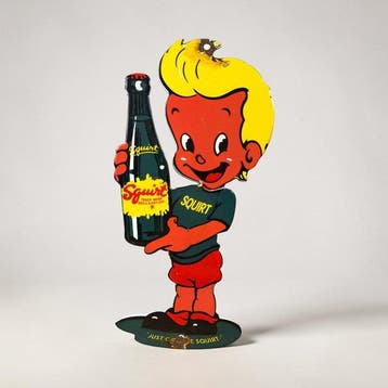 Squirt - Emaille plaat - Emaille