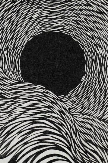 Woodblock Print “Round S-6 25” - Yoshiyuki Someya (, b.