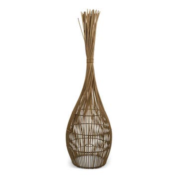 rotan vloerlamp 110cm (incl. elec. snoer), Verzenden, Nieuw
